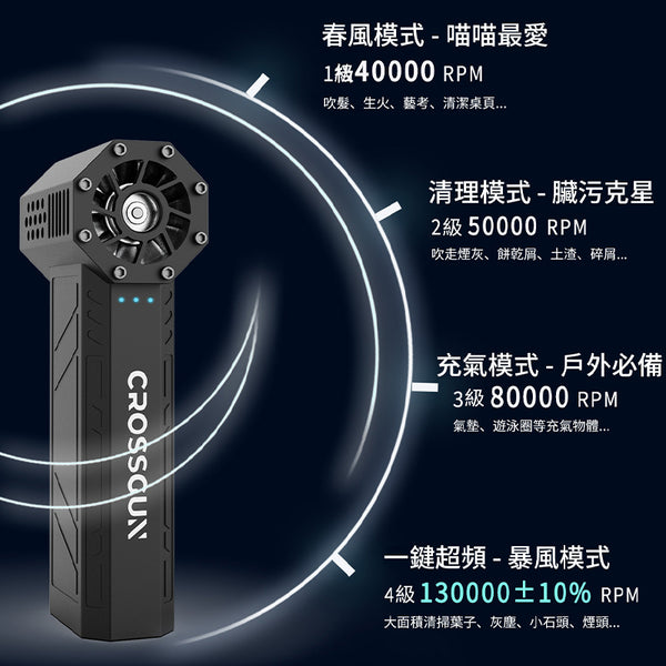 CROSSGUN 暴風X3 Pro - 全能清潔神器 | 香港行貨