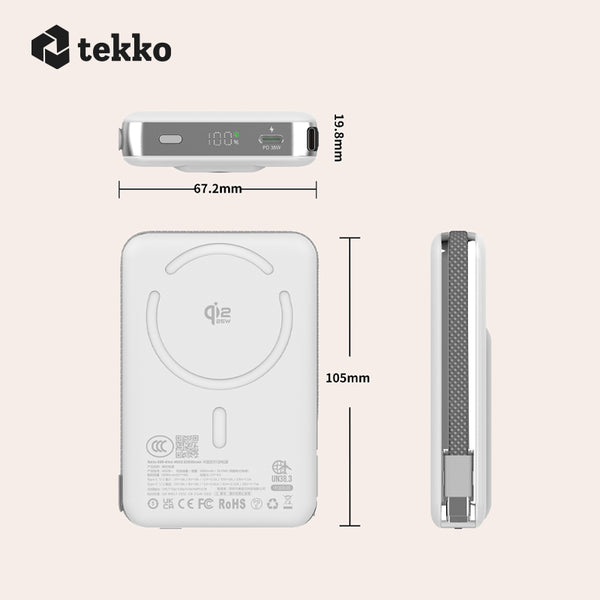 Tekko SSB-Ultra MU10 磁吸自帶線半固態行動電源